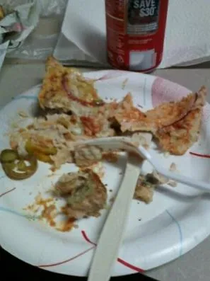 2 large bites left