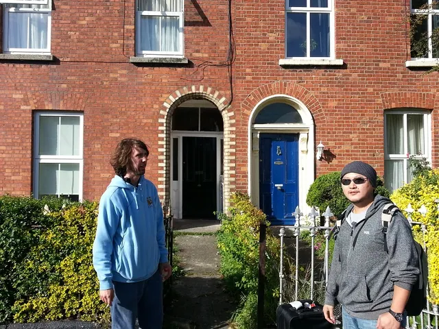 #3 Tim and Phil in front of Tims place