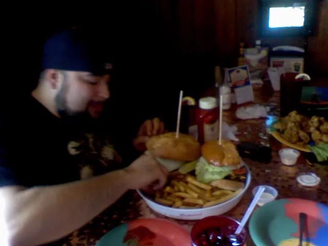 Me chowzering down on this bad boy.