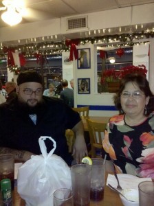 2009-12-30 21.17.32 Mykonos Greek Restaurant - Dan giving Mom quizzical look