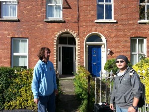 #3 Tim and Phil in front of Tims place
